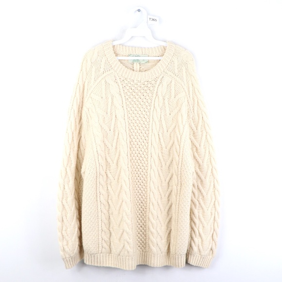 Vintage 70s Rockabilly Chunky Fisherman Sweater - Picture 1 of 7